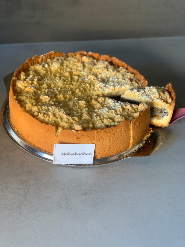 selbstgemachter Mohnkuchen