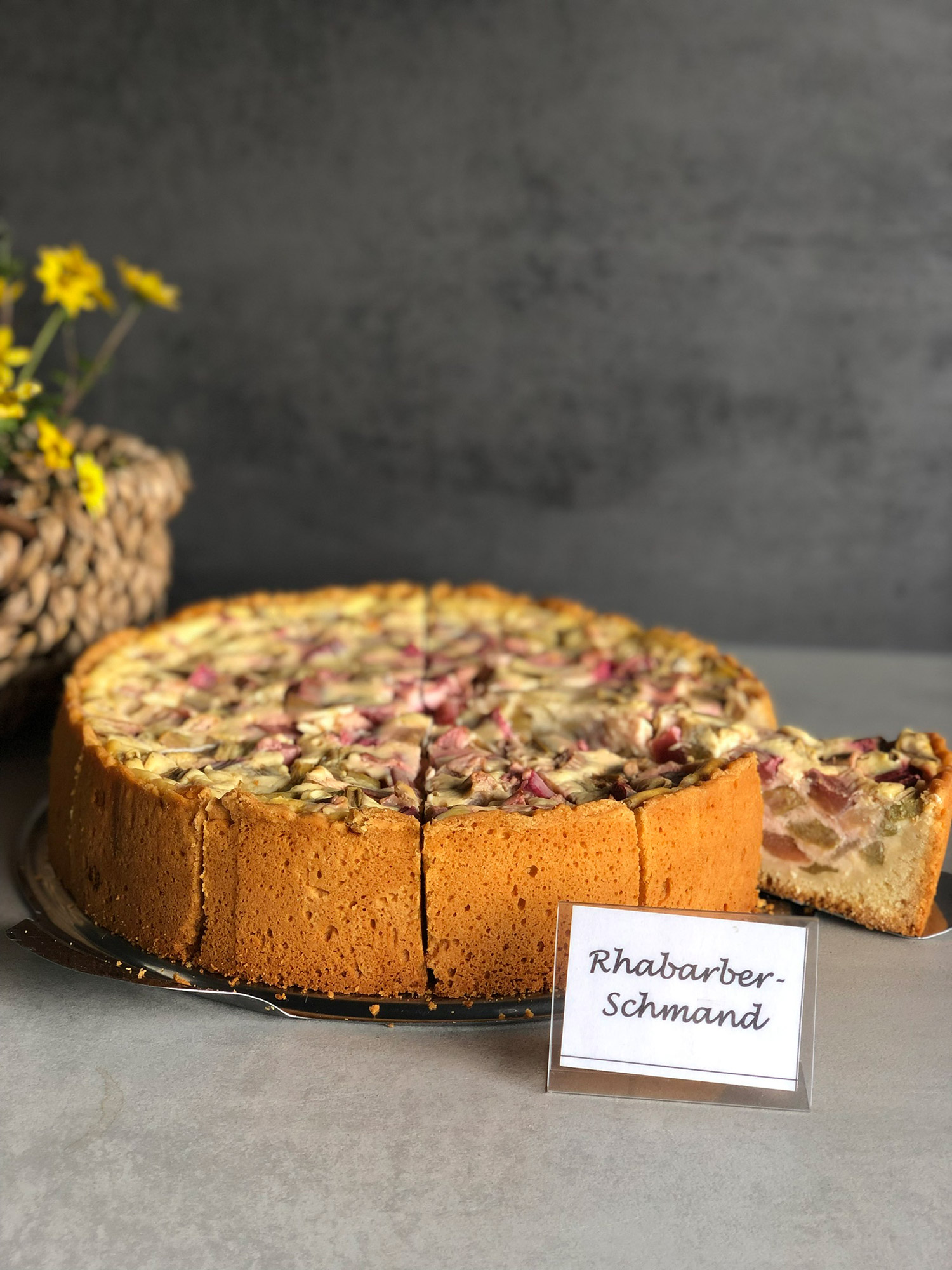Rhabarber Schmand • Hofcafé Reisig